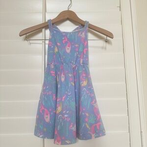 Isaac Mizrahi Pastel Mermaid Print Dress (size 5/6)